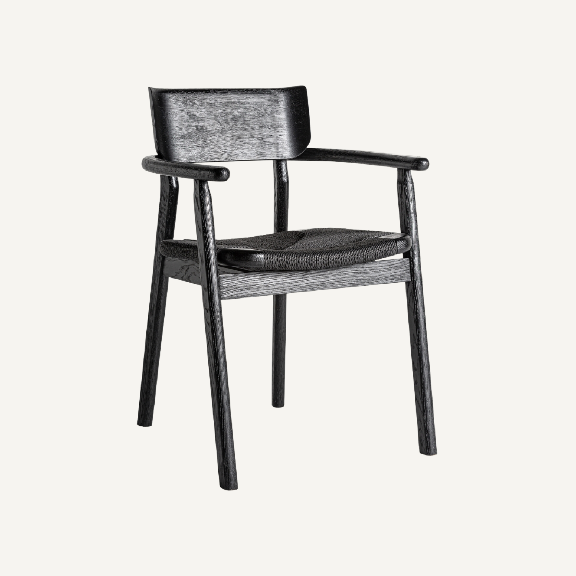 Chaise de salle à manger en chêne noir | Vical Tasque - Image 1