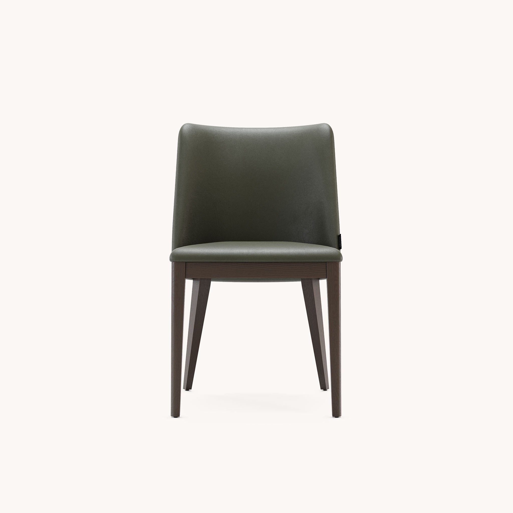 Chaise de salle à manger en cuir vert | Domkapa Louise - Image 3