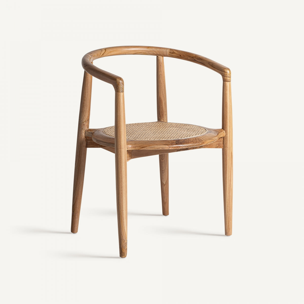 Chaise de salle à manger en rotin | Vical Tostily - Image 1