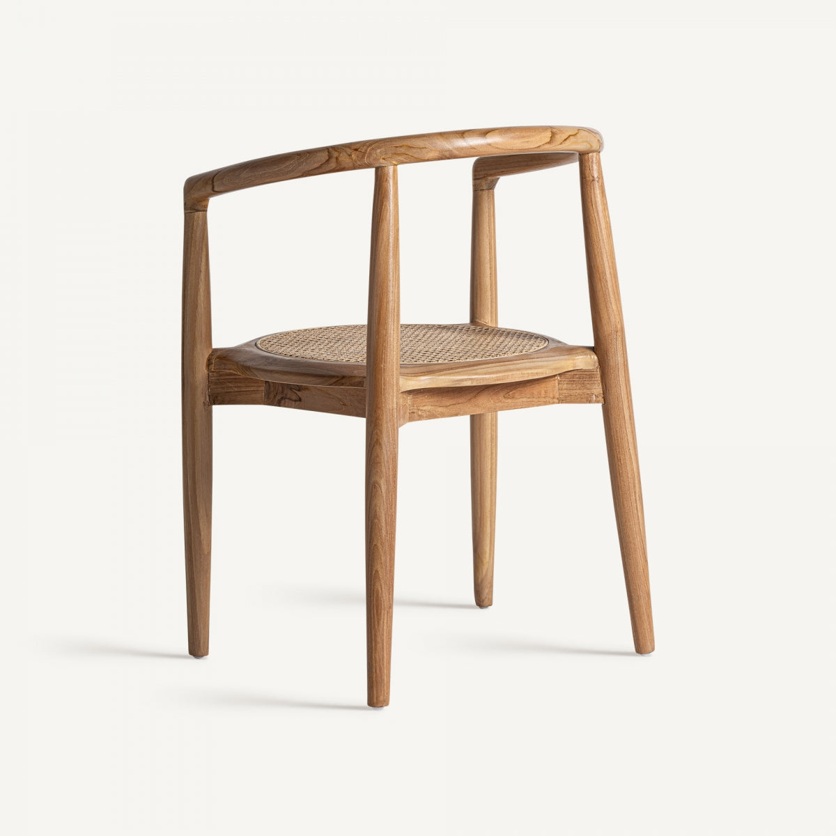 Chaise de salle à manger en rotin | Vical Tostily - Image 5