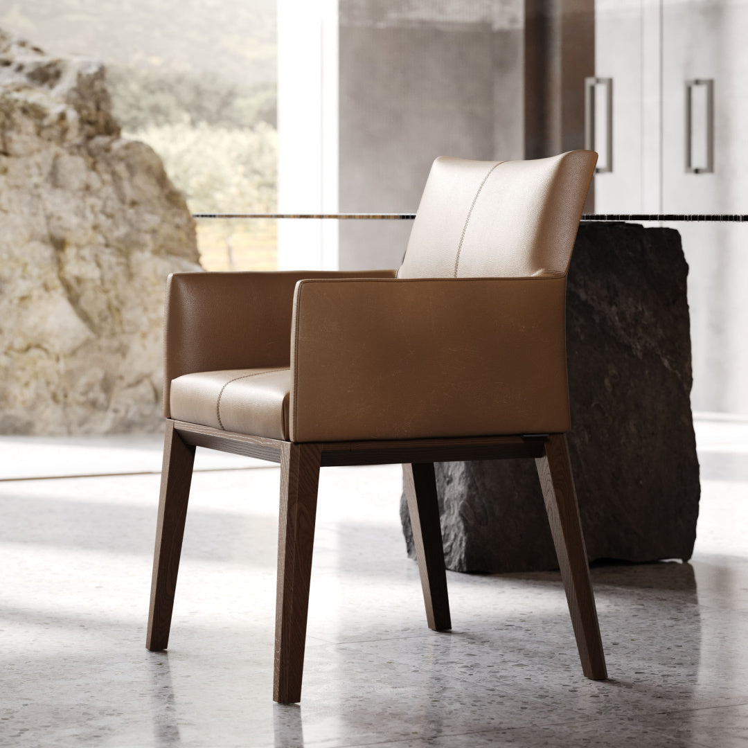 Chaise de salle à manger en tissu bleu | Domkapa Carter - Image 8