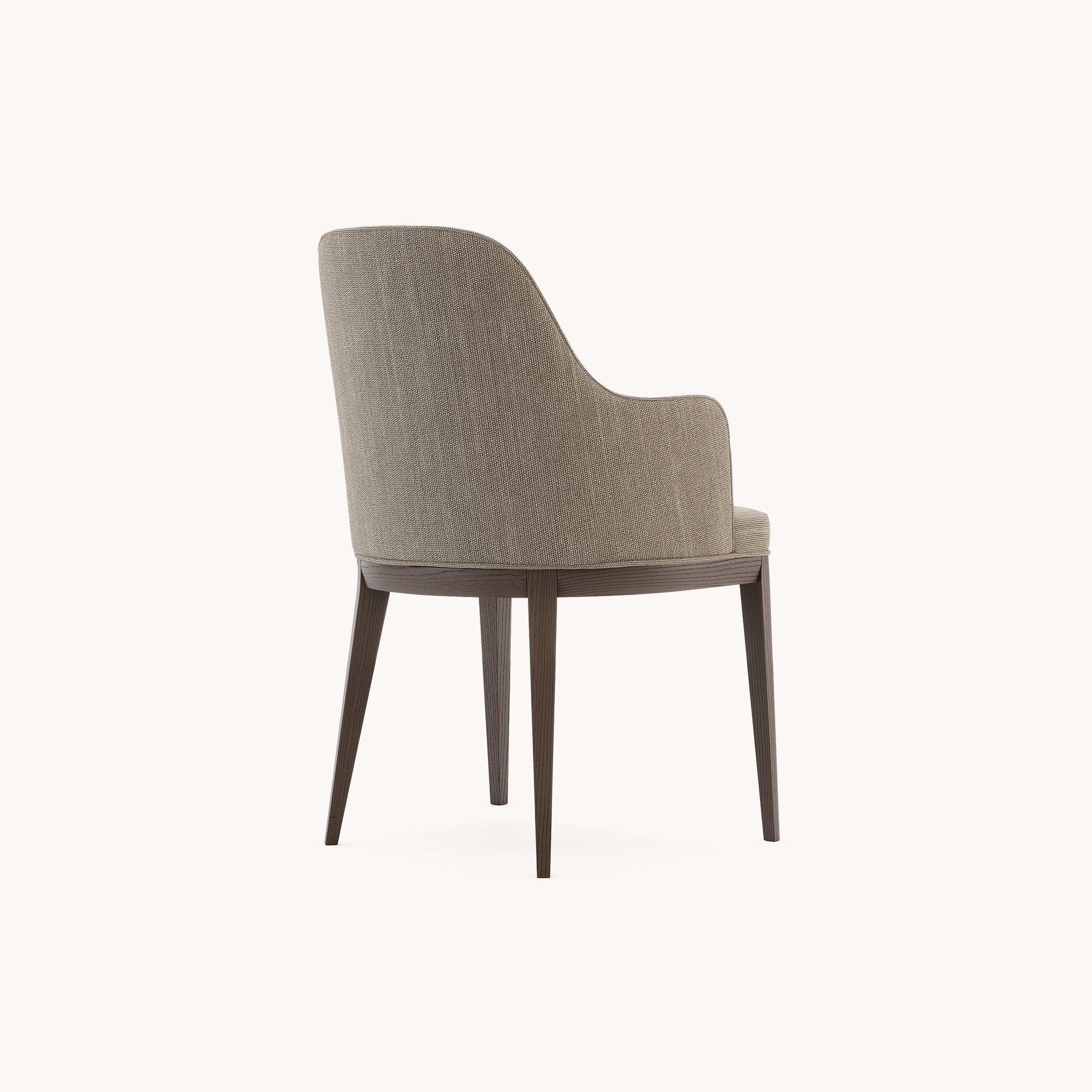 Chaise de salle à manger en tissu marron | Domkapa Anna - Image 3