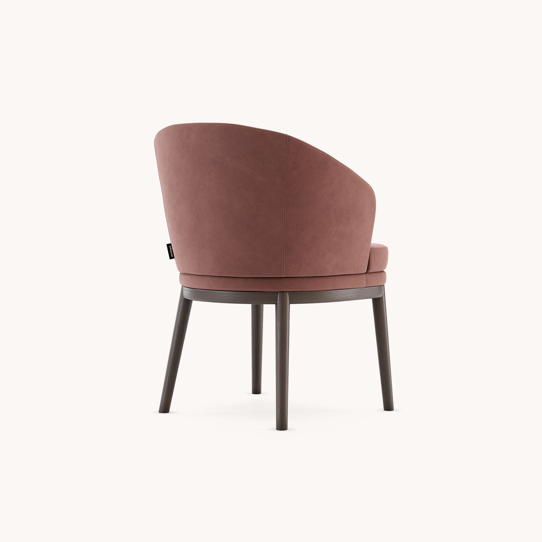 Chaise de salle à manger en tissu rose | Domkapa Ruth - Image 5