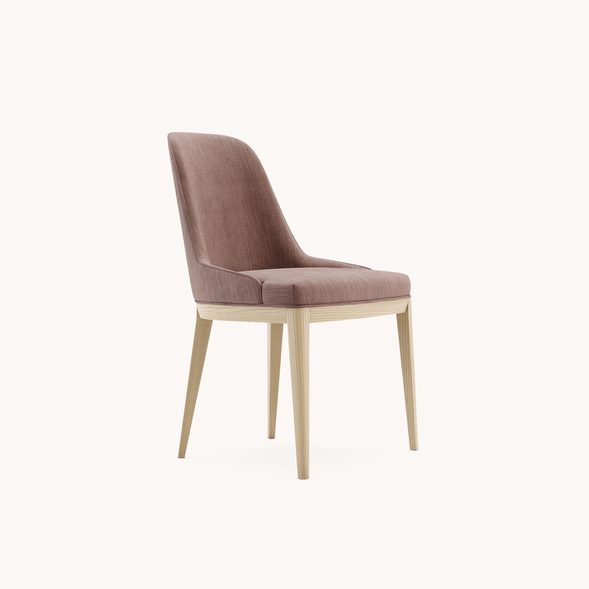 Chaise de salle à manger en velours rose | Domkapa Anna - Image 1