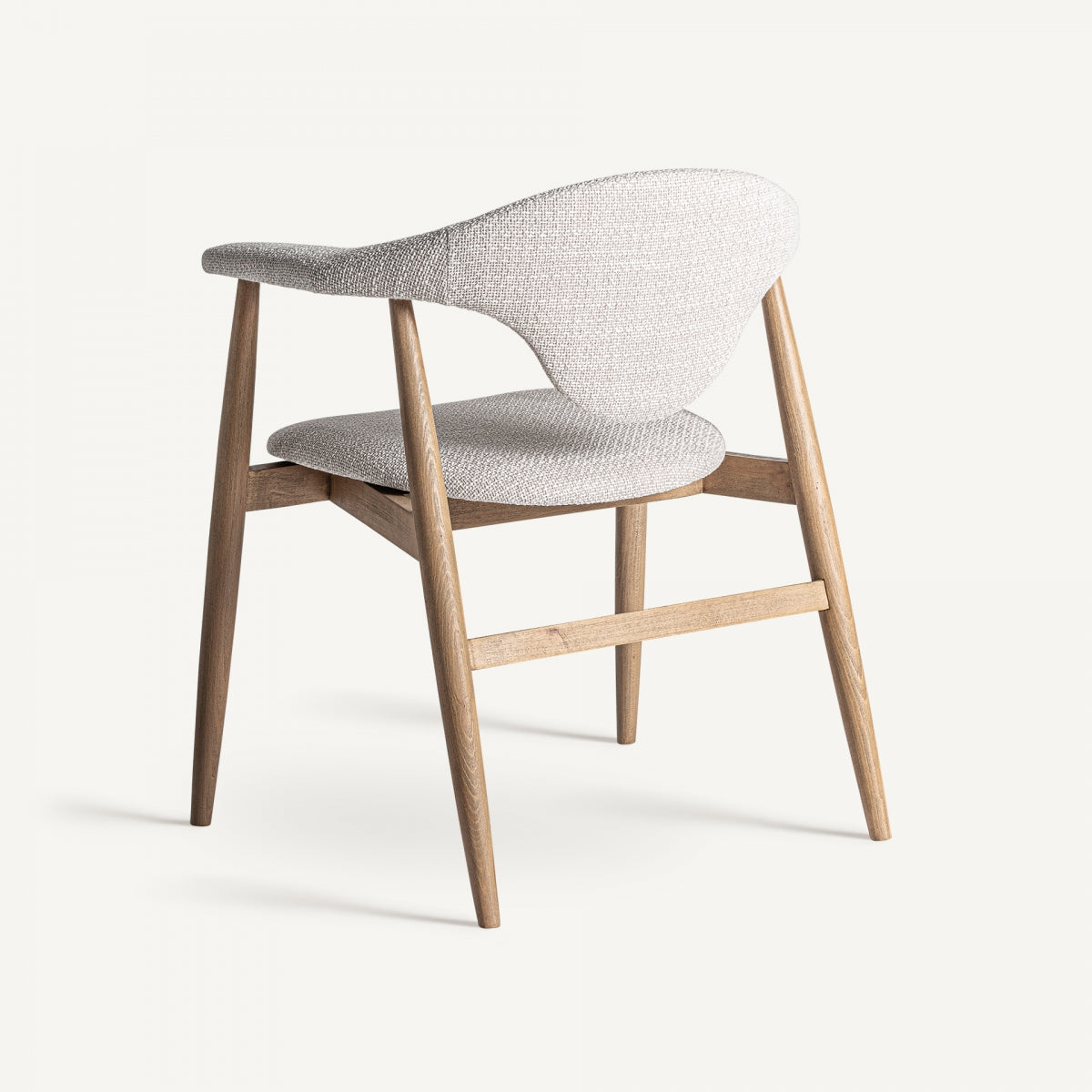 Chaise en bois de hêtre et gris marbré | VICAL Dilbeek - Image 7