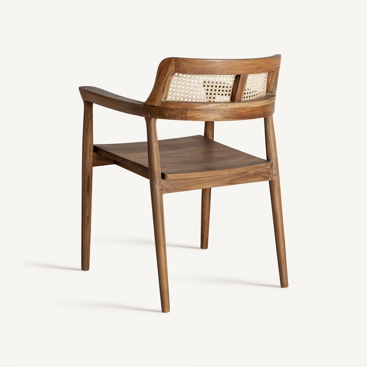 Chaise en bois de teck et rotin | VICAL Chanac - Image 5