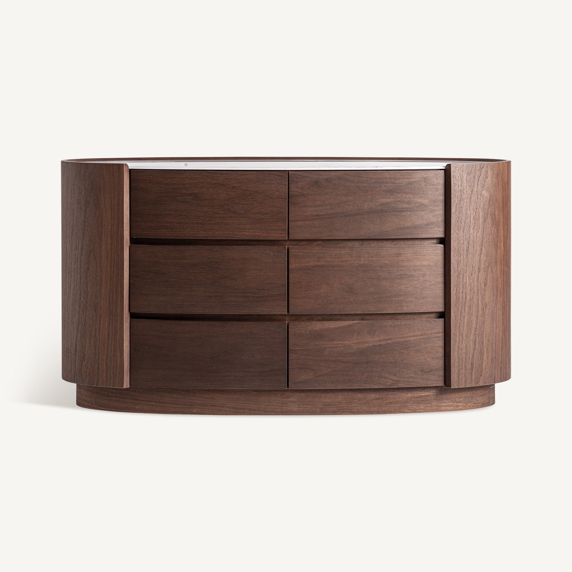 Commode en céramique blanche et bois de chêne | VICAL Stuetta - Image 1
