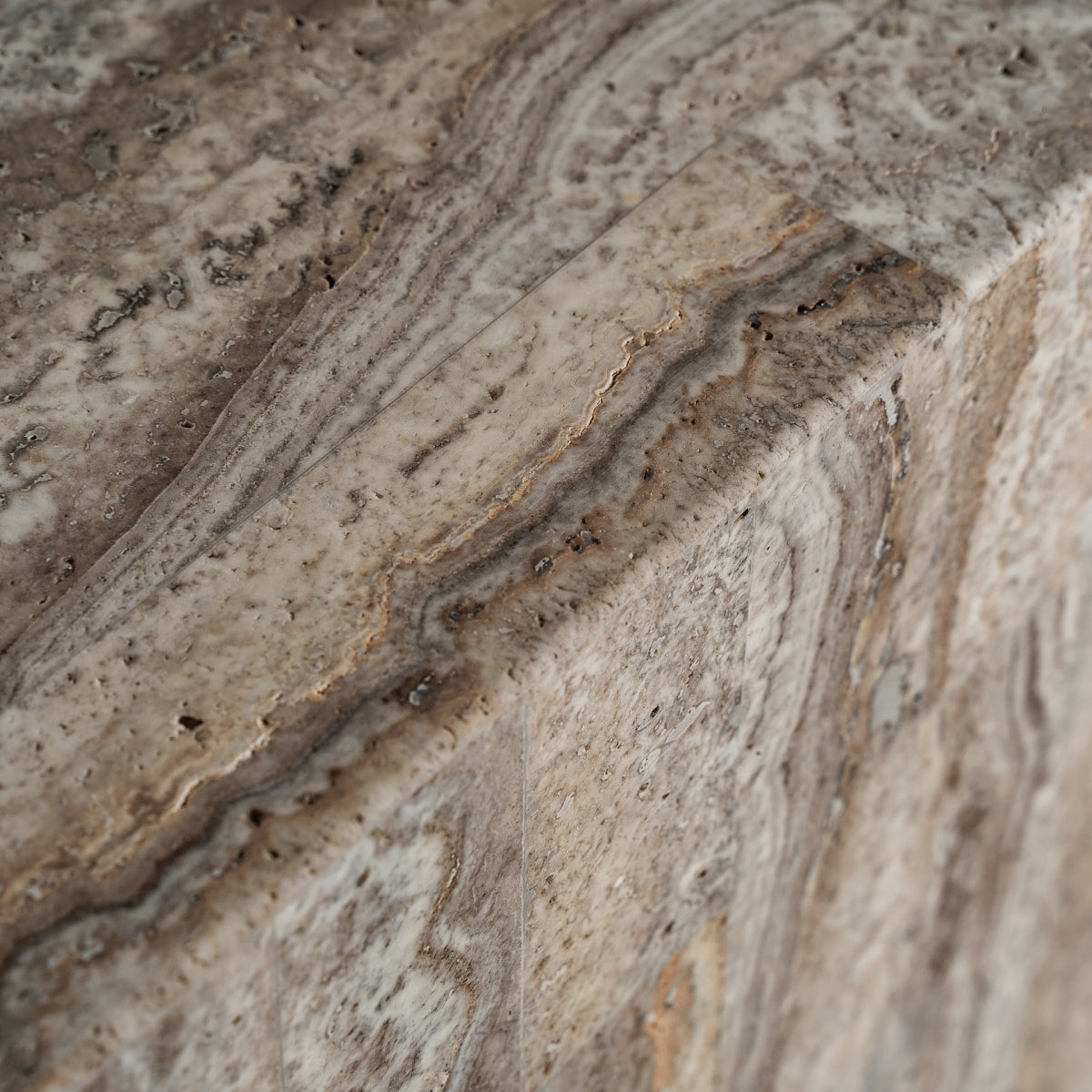Console en travertin beige | Vical Viaud - Image 7