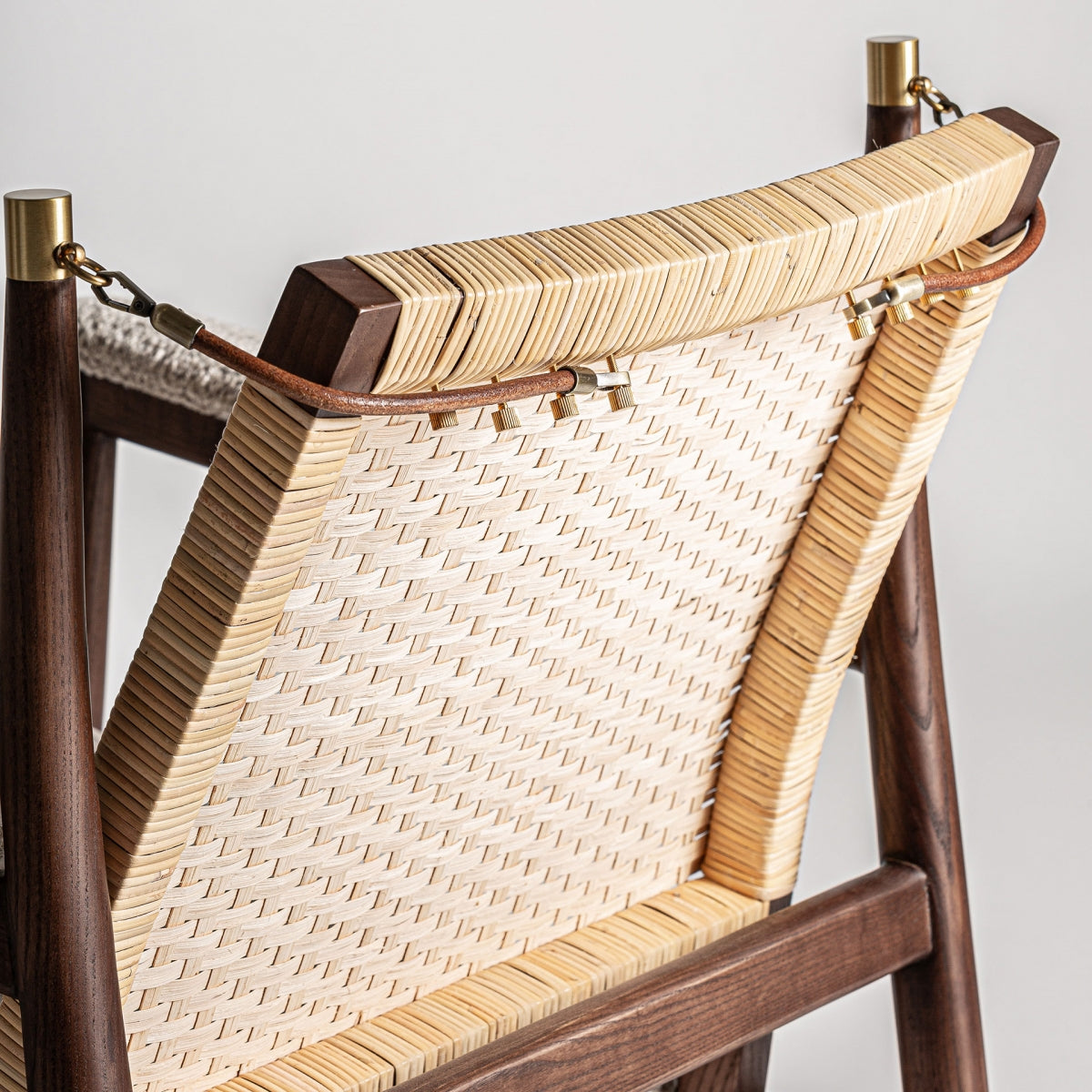 Fauteuil d'appoint en rotin bouclé crème | Vical Hunxe - Image 8