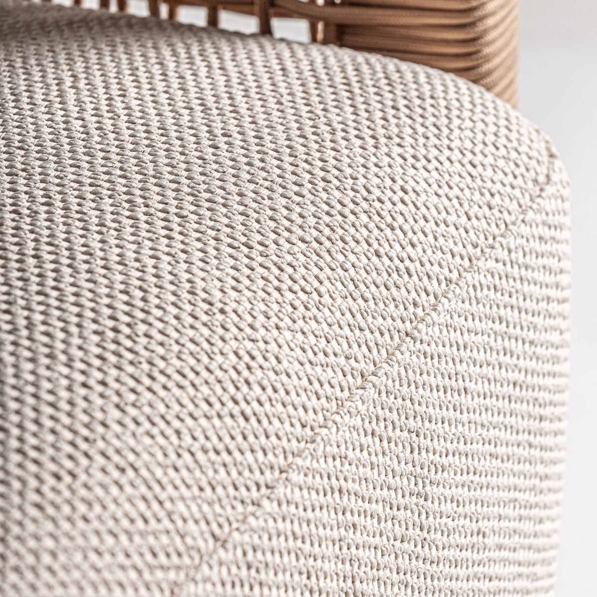 Fauteuil d'extérieur en tissu beige | VICAL Trena - Image 8