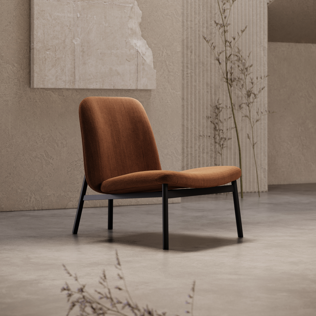 Fauteuil en tissu vert de gris | Domkapa Edison - Image 2
