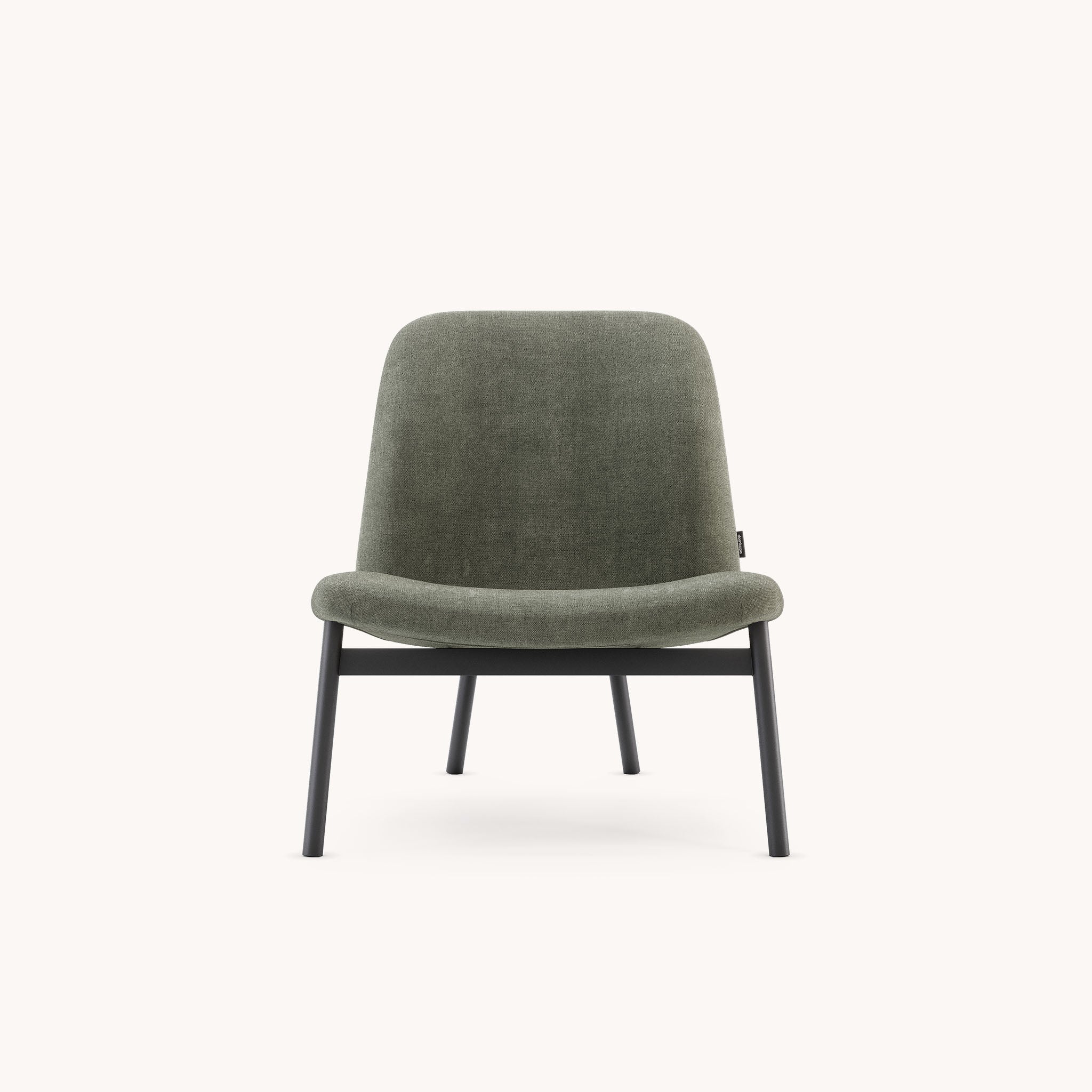 Fauteuil en tissu vert de gris | Domkapa Edison - Image 3