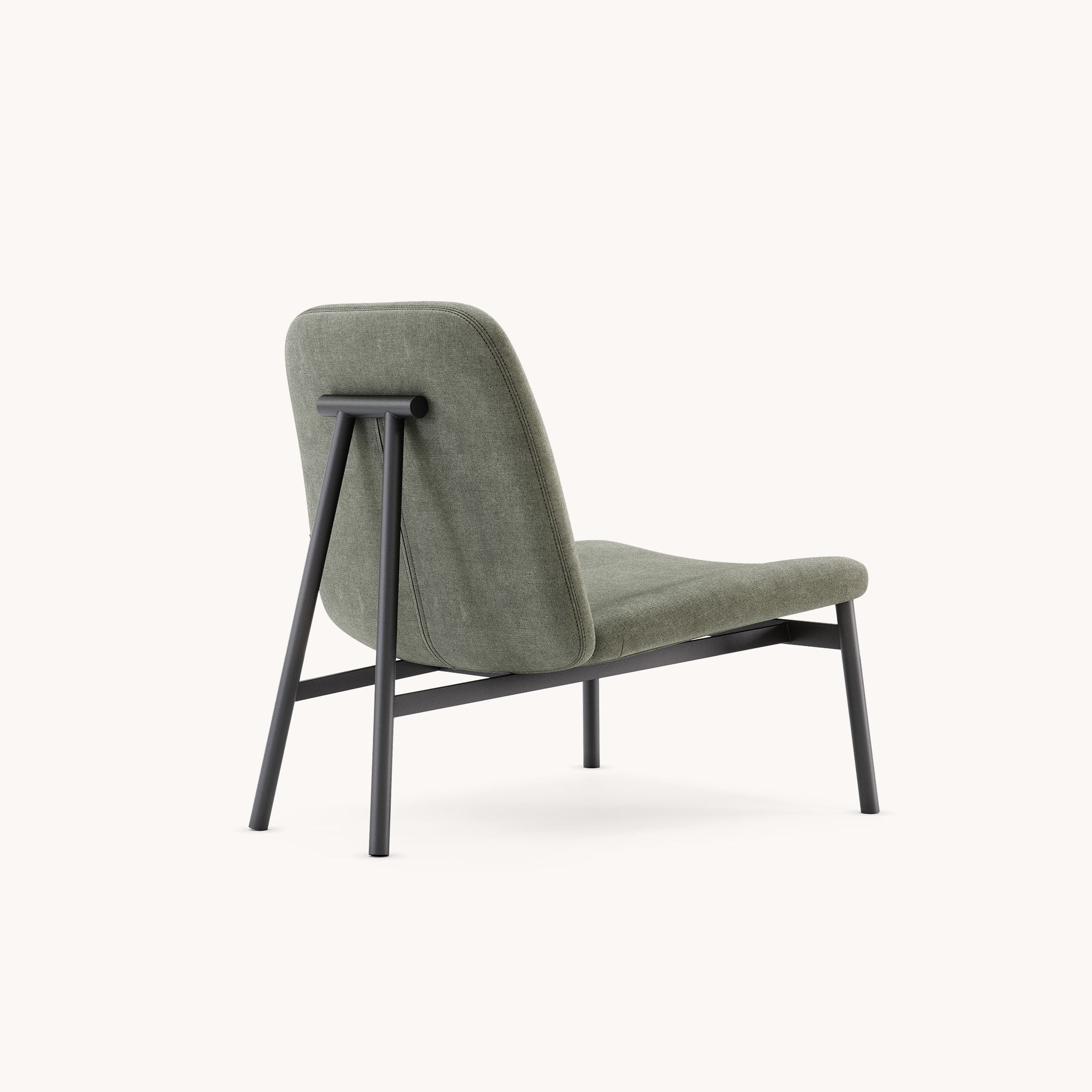 Fauteuil en tissu vert de gris | Domkapa Edison - Image 5