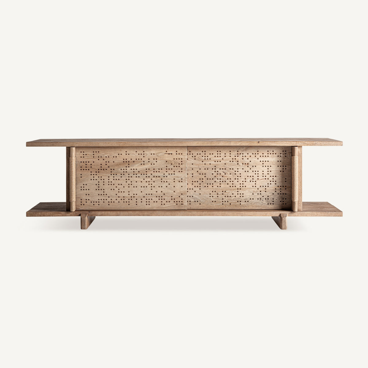 Meuble TV en bois de manguier | VICAL Jacquard - Image 1