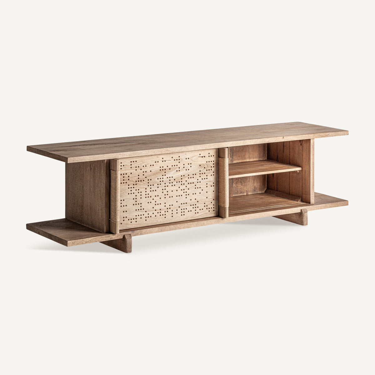 Meuble TV en bois de manguier | VICAL Jacquard - Image 3