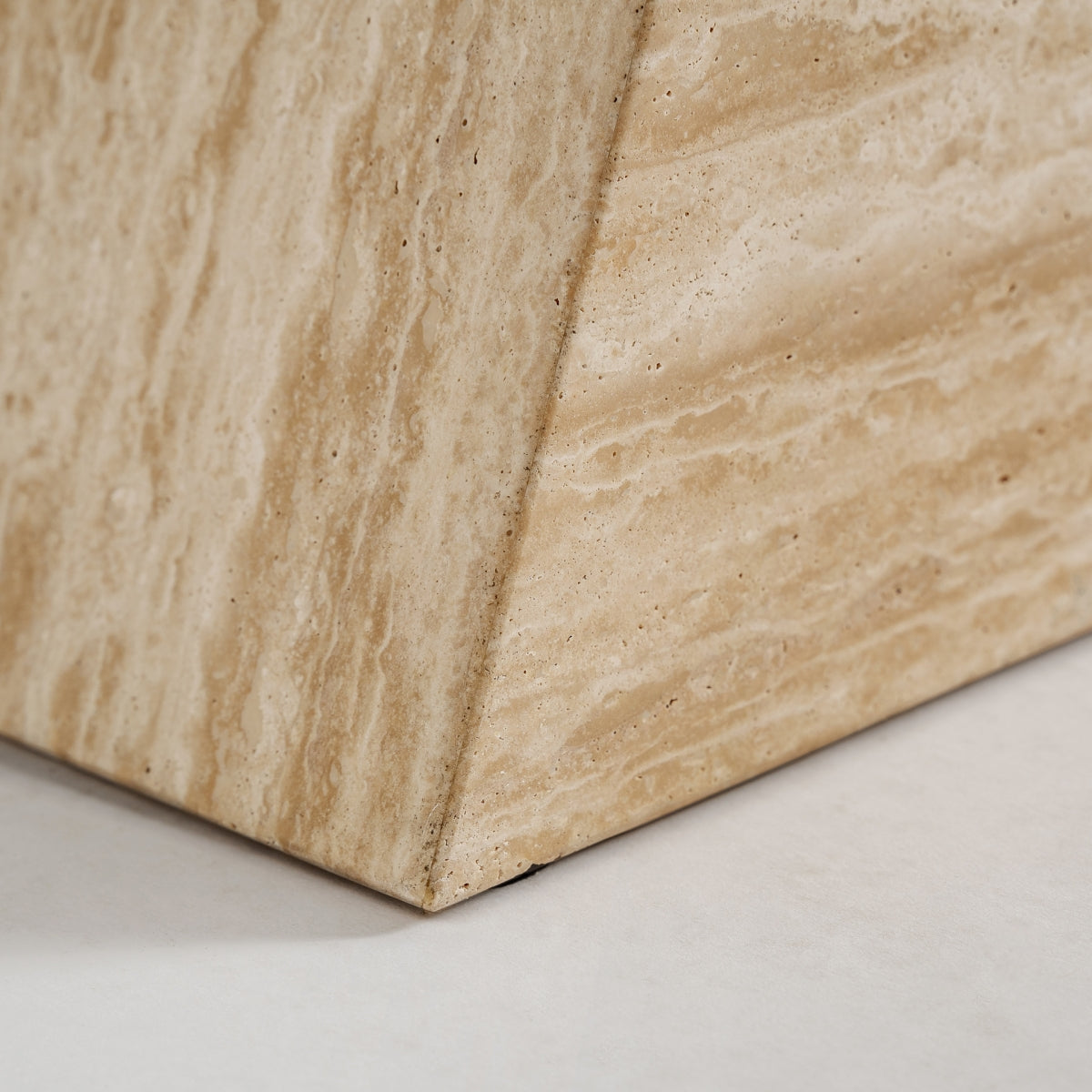 Meuble TV en travertin beige | Vical Thiennes - Image 6