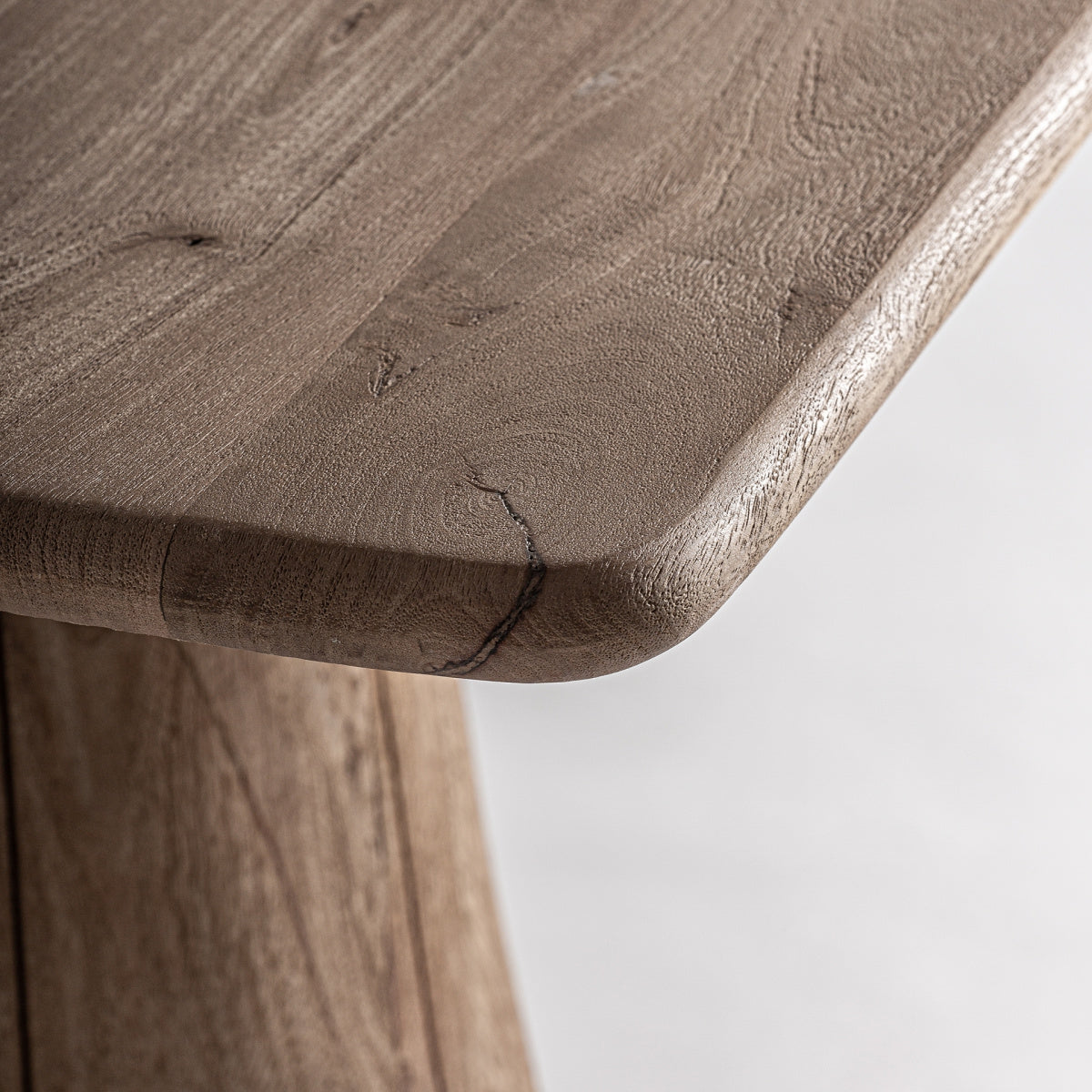 Table à manger carrée en manguier ø 70 cm | VICAL Jacquard - Image 2