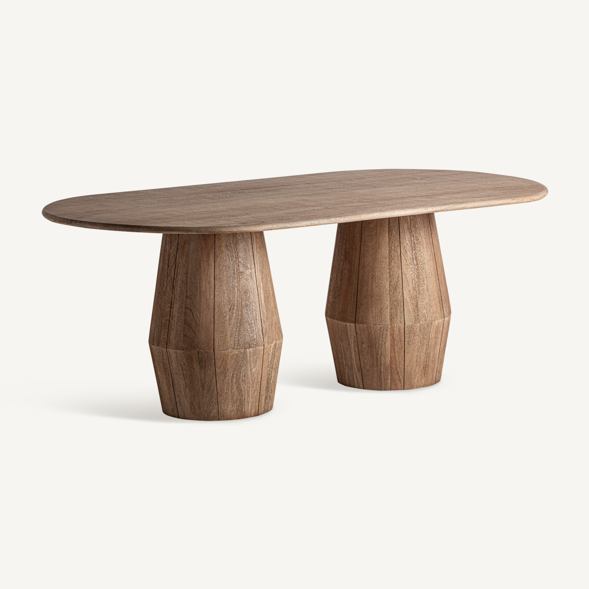 Table à manger ovale en manguier | VICAL Jacquard - Image 2