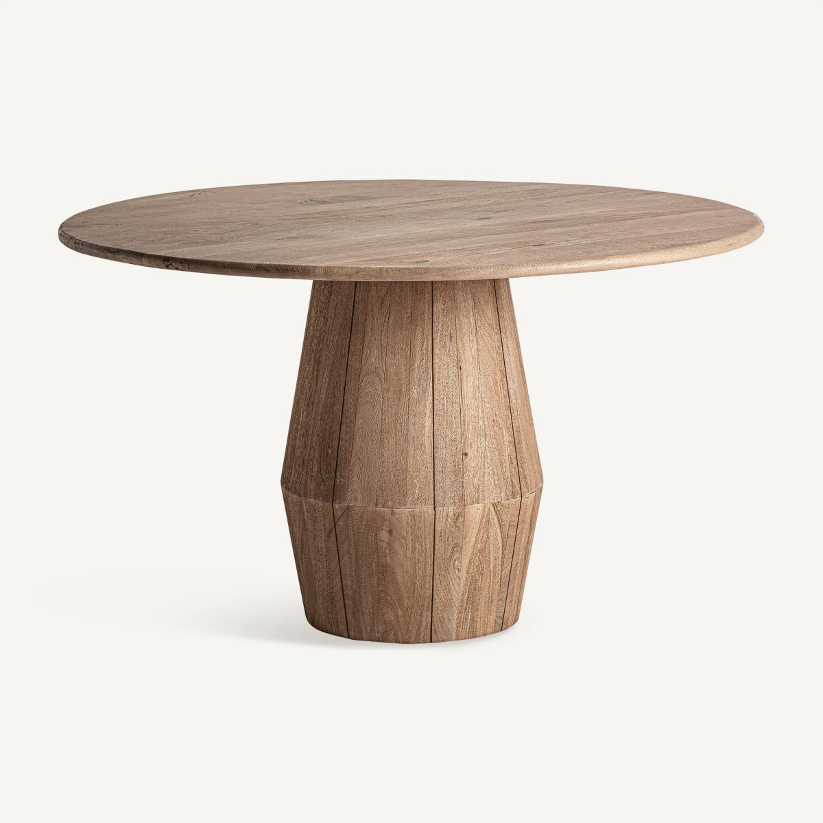 Table à manger ronde en manguier | VICAL Jacquard - Image 3