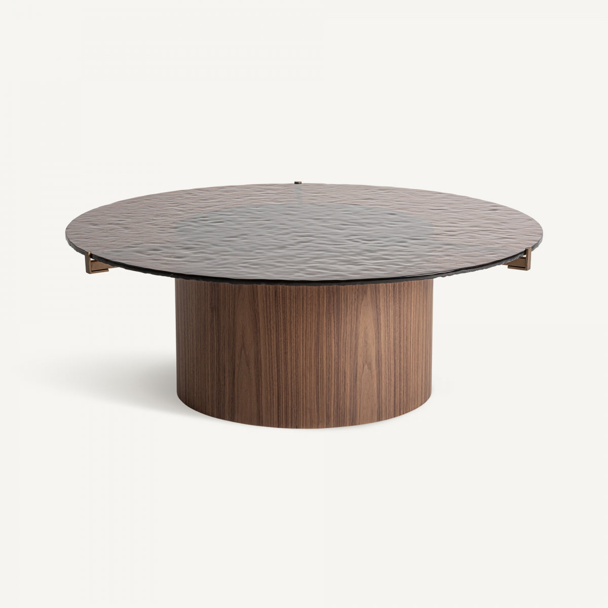Table basse en bois et verre soufflé | Vical Giswil - Image 2