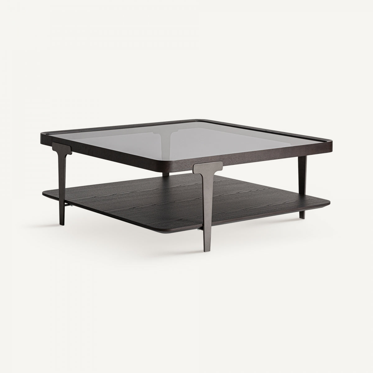 Table basse en chêne et verre | Vical Breil - Image 1