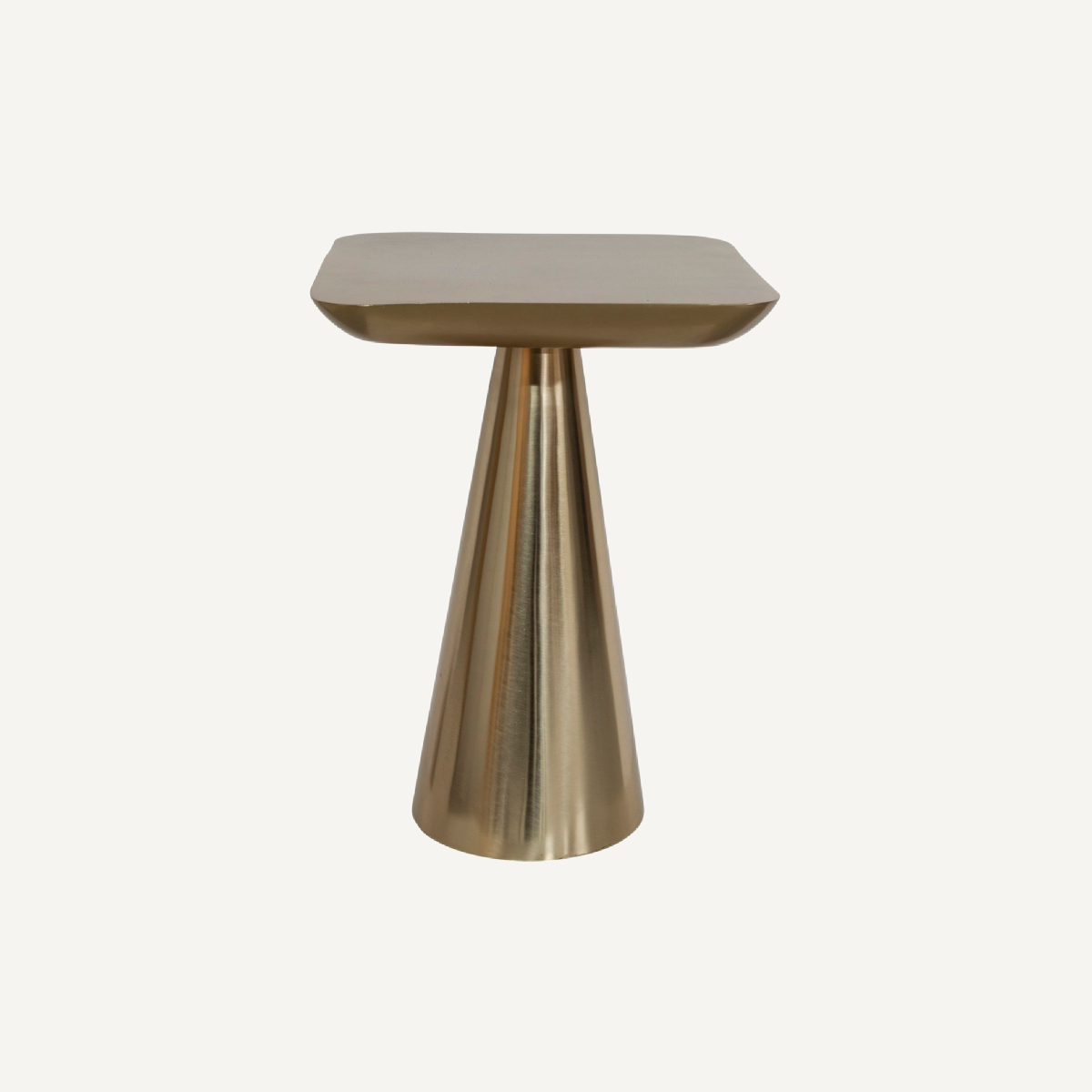 Table d'appoint en métal doré | Dôme Deco Kioto S - Image 1