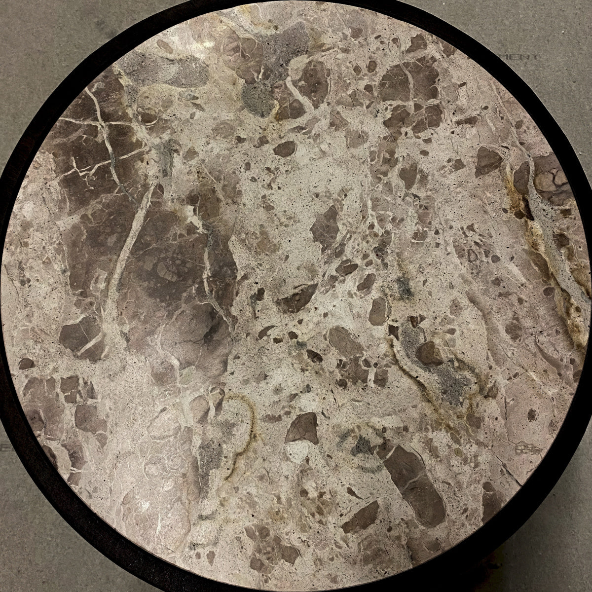 Table d'appoint en manguier et marbre | Dôme Deco Hawera S - Image 3