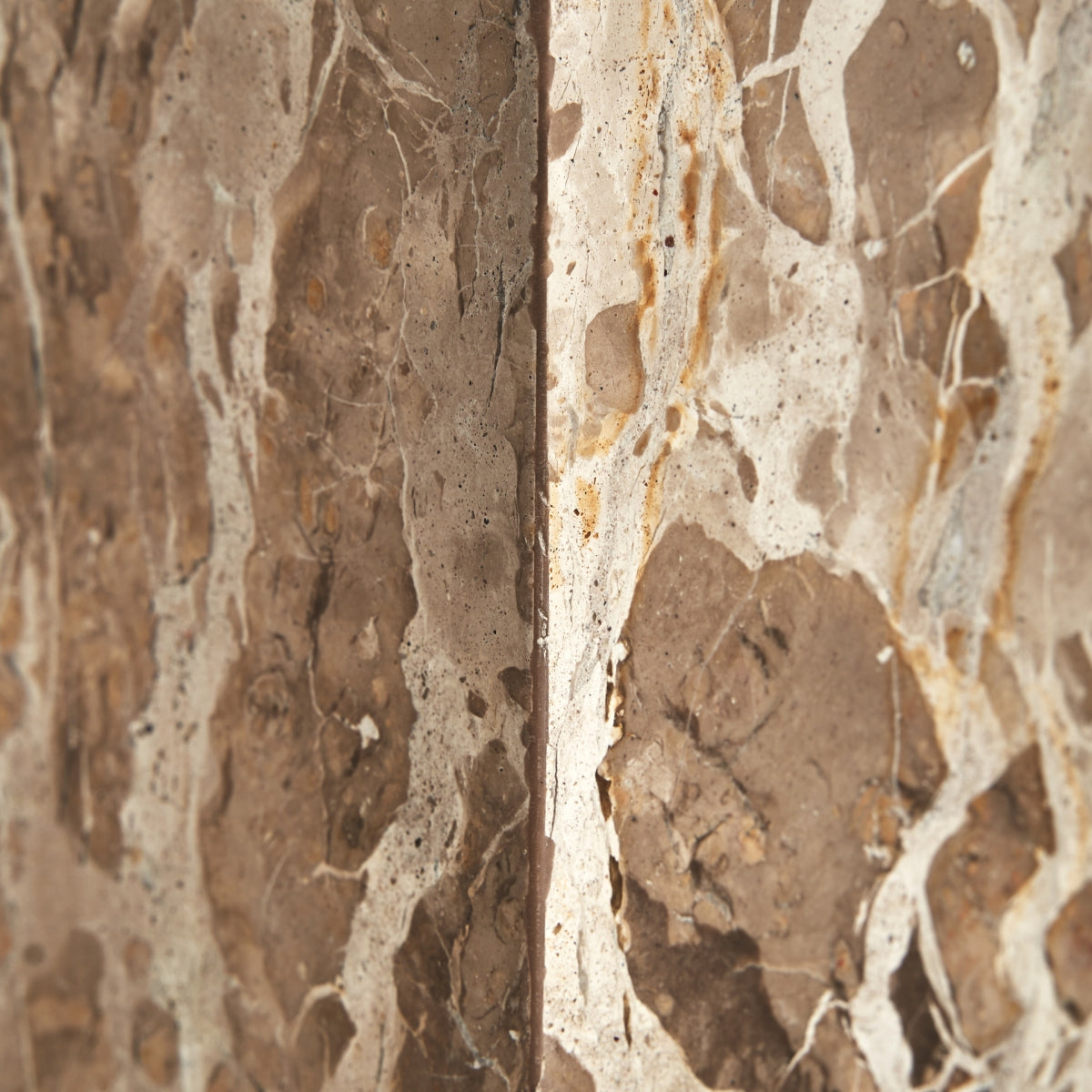 Table d'appoint en marbre beige | Vical Grov S - Image 4