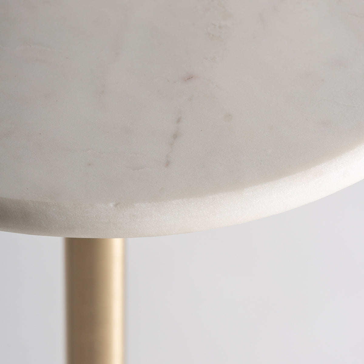 Table d'appoint en marbre et verre ambré | VICAL Colmar - Image 4