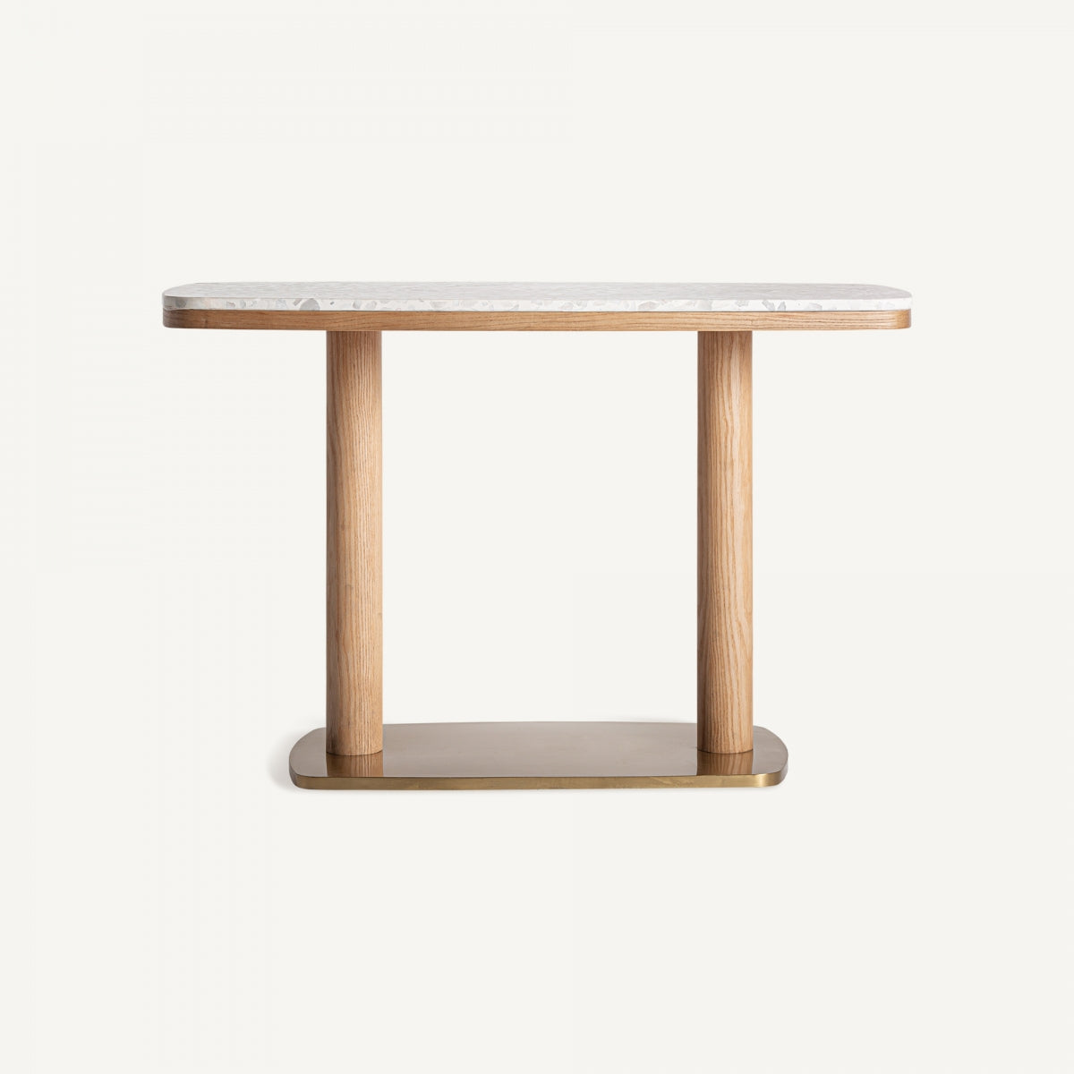 Table de bar en terrazzo gris | Vical Birieux - Image 1