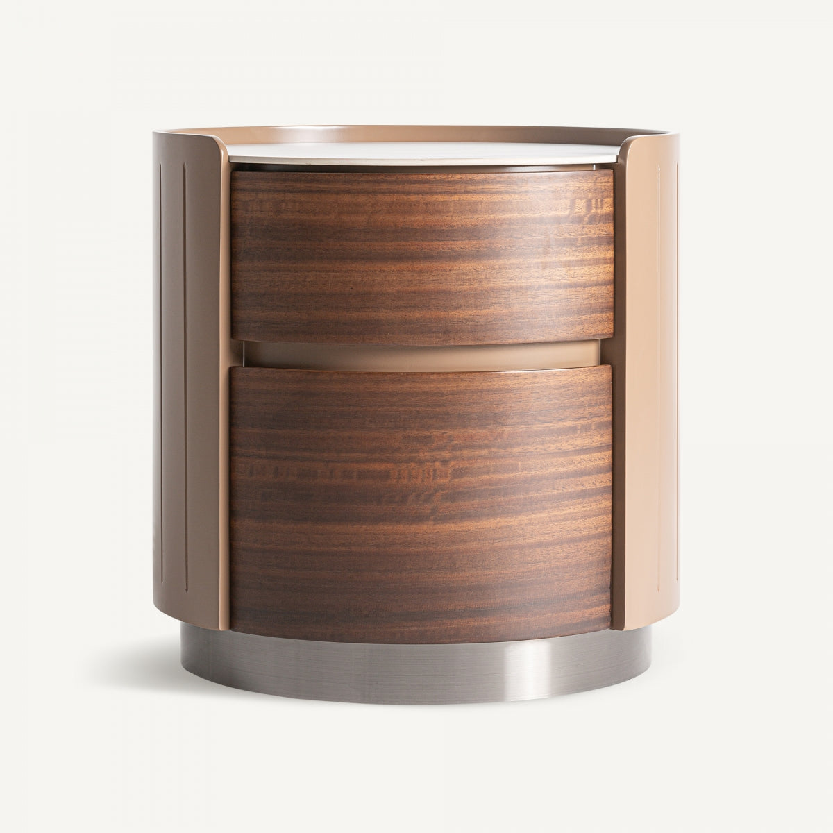 Table de chevet en bois d'eucalyptus | Vical Giswil 2 - Image 1