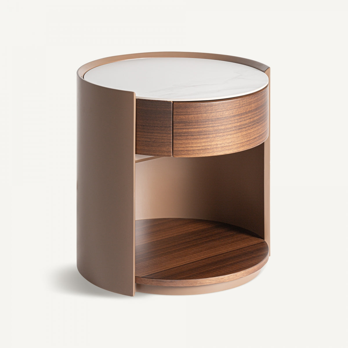 Table de chevet en bois d'eucalyptus | Vical Giswil - Image 2